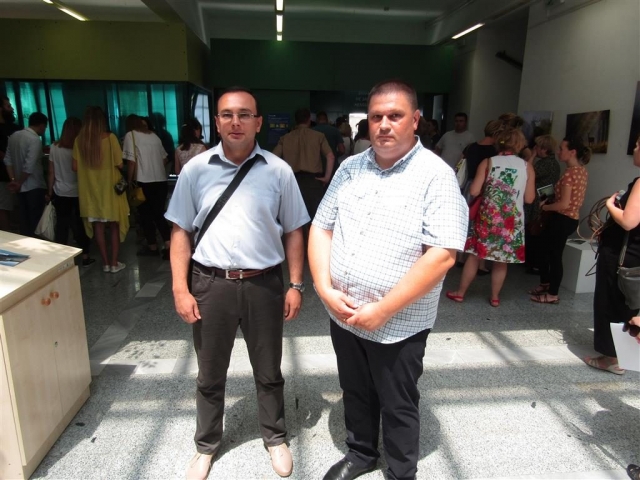 Координатор пројекта coopMDD Марко Туцаков и помоћник градоначелнице Сомбора Иван Шимунов