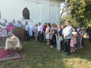 Литургији су присуствовали градоначелница Сомбора Душанка Голубовић и градски већник Немања Сарач