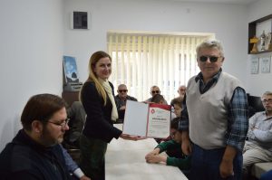 Градоначелници уручена захвалница Удружења слепих и слабовидих Сомбор