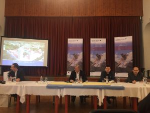 Испред града Сомбора на завршној конференцији учествовали су координатор за ЕУ пројекте града Сомбора Саша Бошњак, пројектни менаџер на овом пројекту Бранислав Сворцан и помоћник градоначелнице Атила Прибила