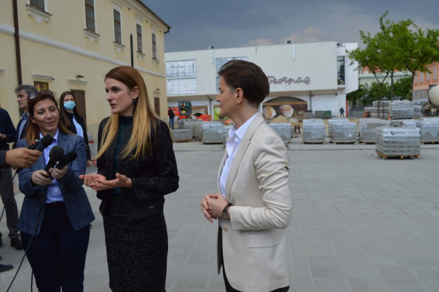 Градоначелница Душанка Голубовић се захвалила на подршци коју Влада Србије пружа Граду Сомбору