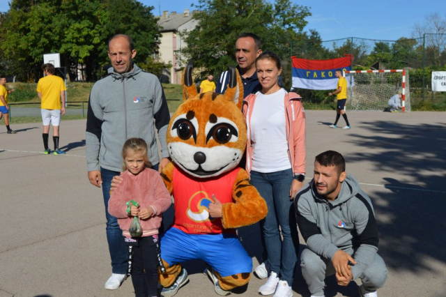 Представници Спортског савеза Србије, Спортског савеза Војводине, Града Сомбора на "Сеоским играма" у Гакову