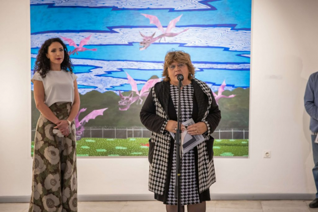 Изложбу је отворила заменица градоначелника Љиљана Тица