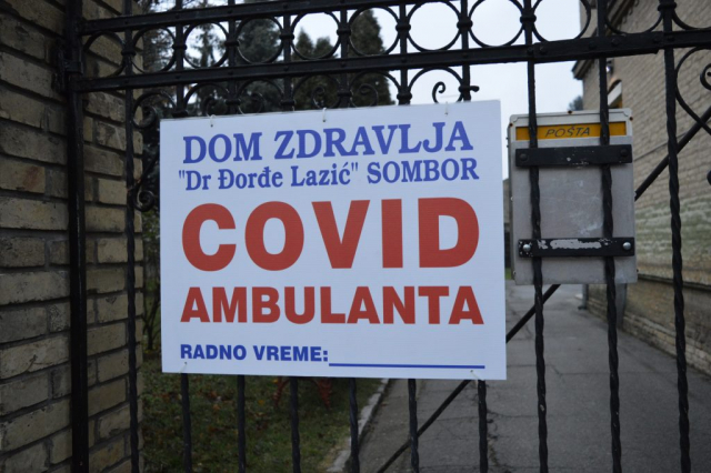 Ковид амбуланта од суботе у улици Мите Поповића
