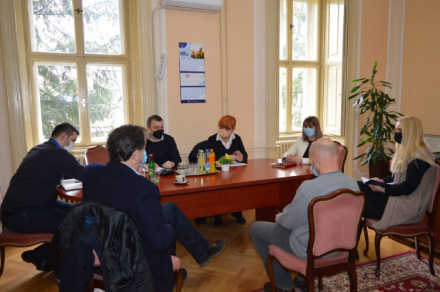 Састанку су присуствовали представници Градске управе и Балканског центра за миграције